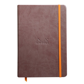 Rhodia Hardcover Notebook - A5 - Chocolate - Lined